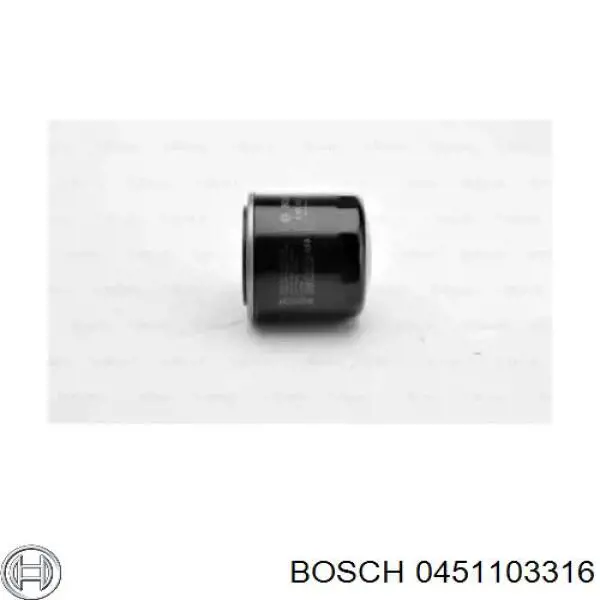 Масляний фільтр двигуна Bosch 0451103316 ціна, від 4.58 USD