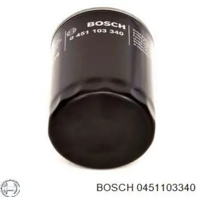 0451103340 Bosch фільтр масляний