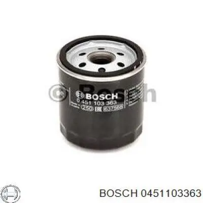 Фільтр масляний Bosch 0451103363
