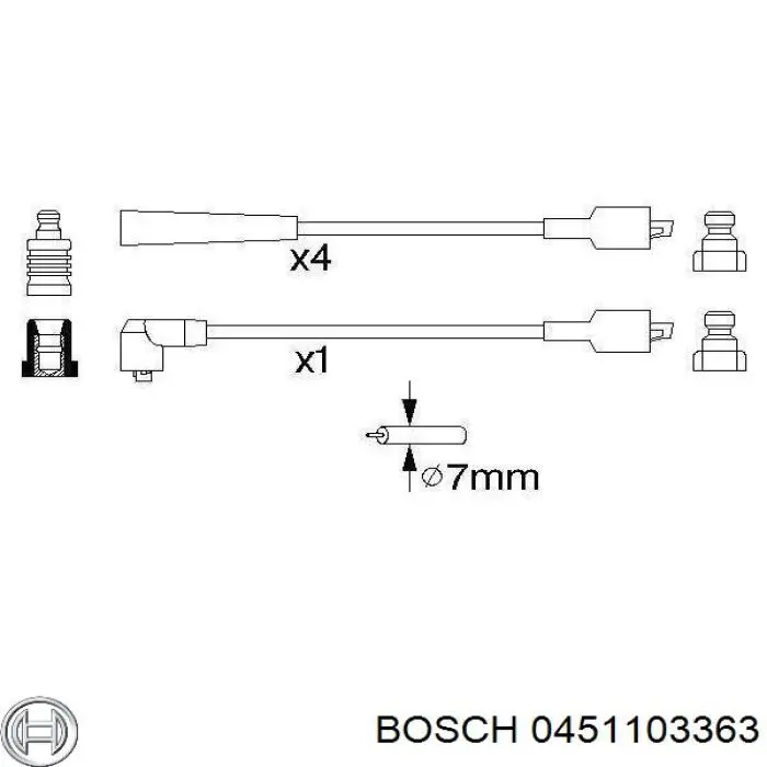 Масляний фільтр двигуна Bosch 0451103363 ціна, від 5.50 USD