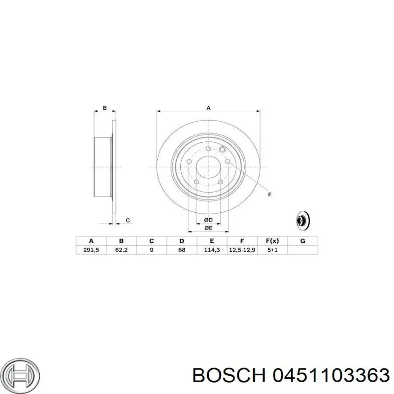 Купити 0451103363 Bosch Фільтр очищення масла відцентровий