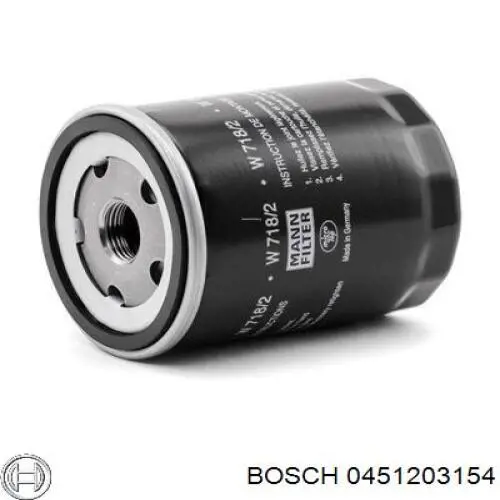 Масляний фільтр 0451203154 Bosch
