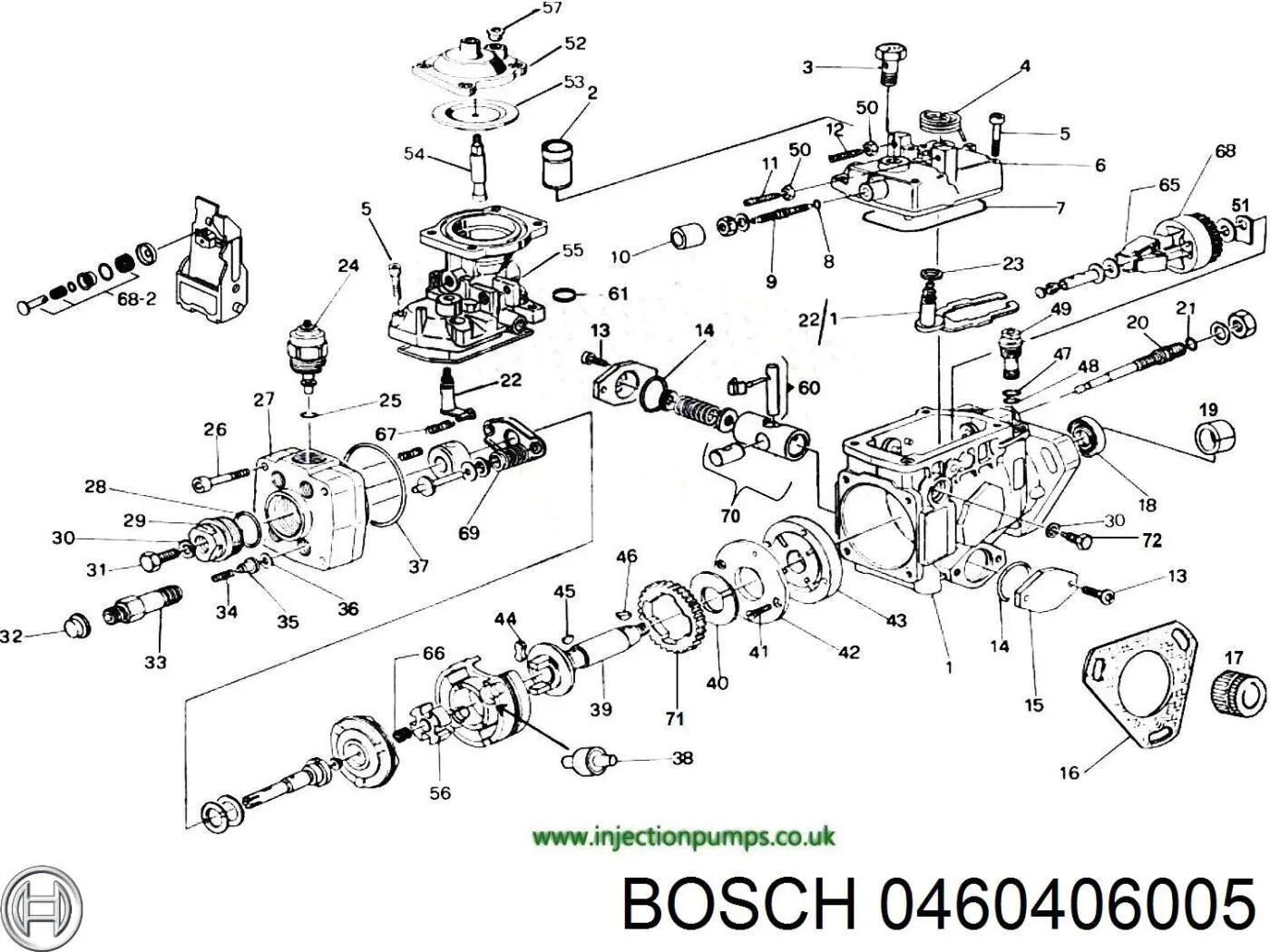 Паливний насос високого тиску 0460406005 Bosch