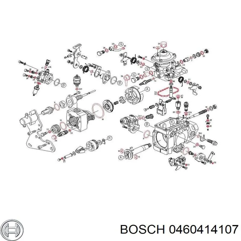 0460414107 Bosch Насос паливний високого тиску (ПНВТ)