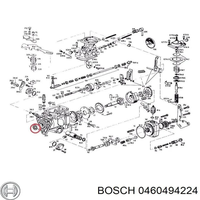 Купити 0460494224 Bosch Насос паливний високого тиску (ПНВТ) - DIESEL