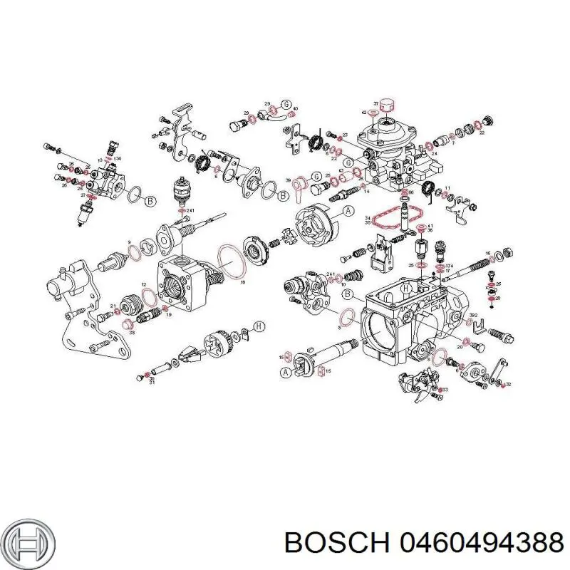 0460494388 Bosch Насос паливний високого тиску (ПНВТ)