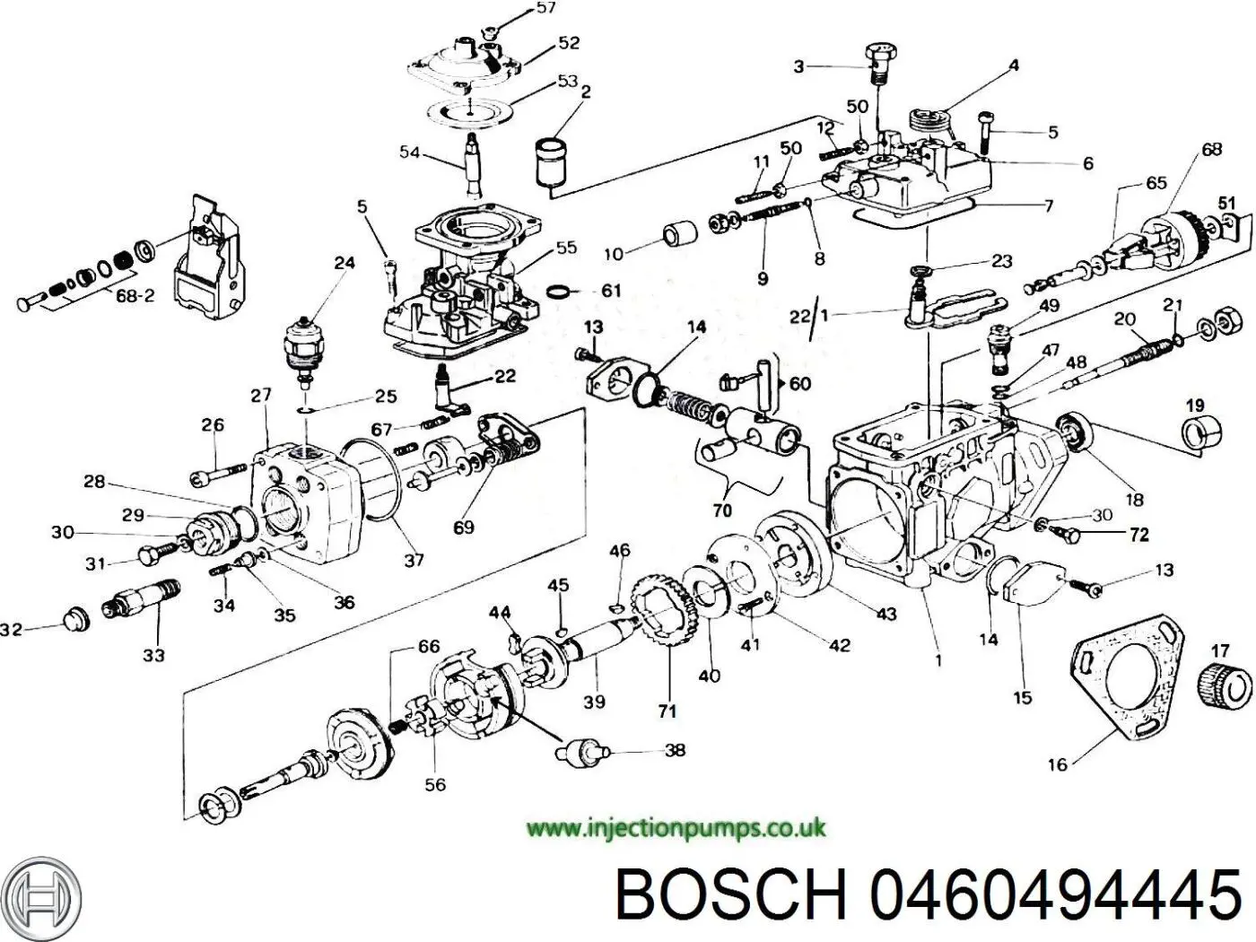 Насос паливний високого тиску VAG 0460494416 ціна, від 141.08 USD