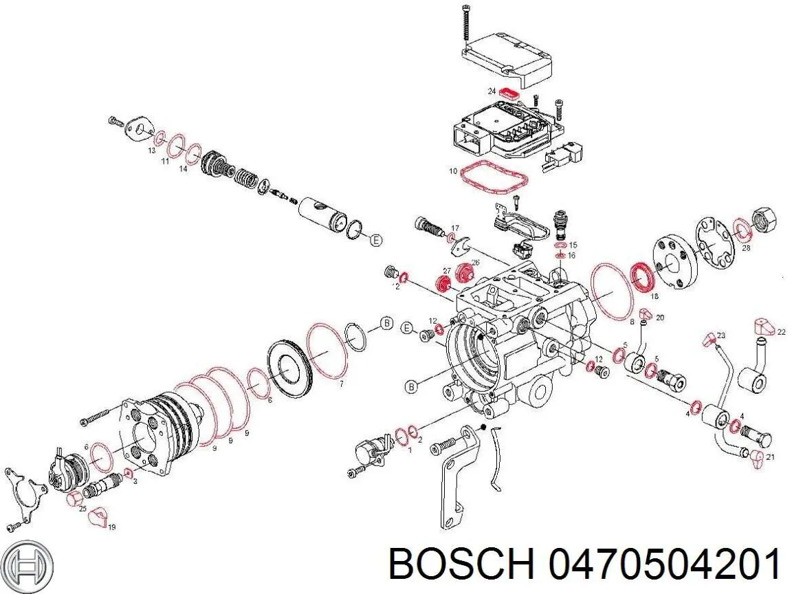 0470504201 Bosch Насос паливний високого тиску (ПНВТ)