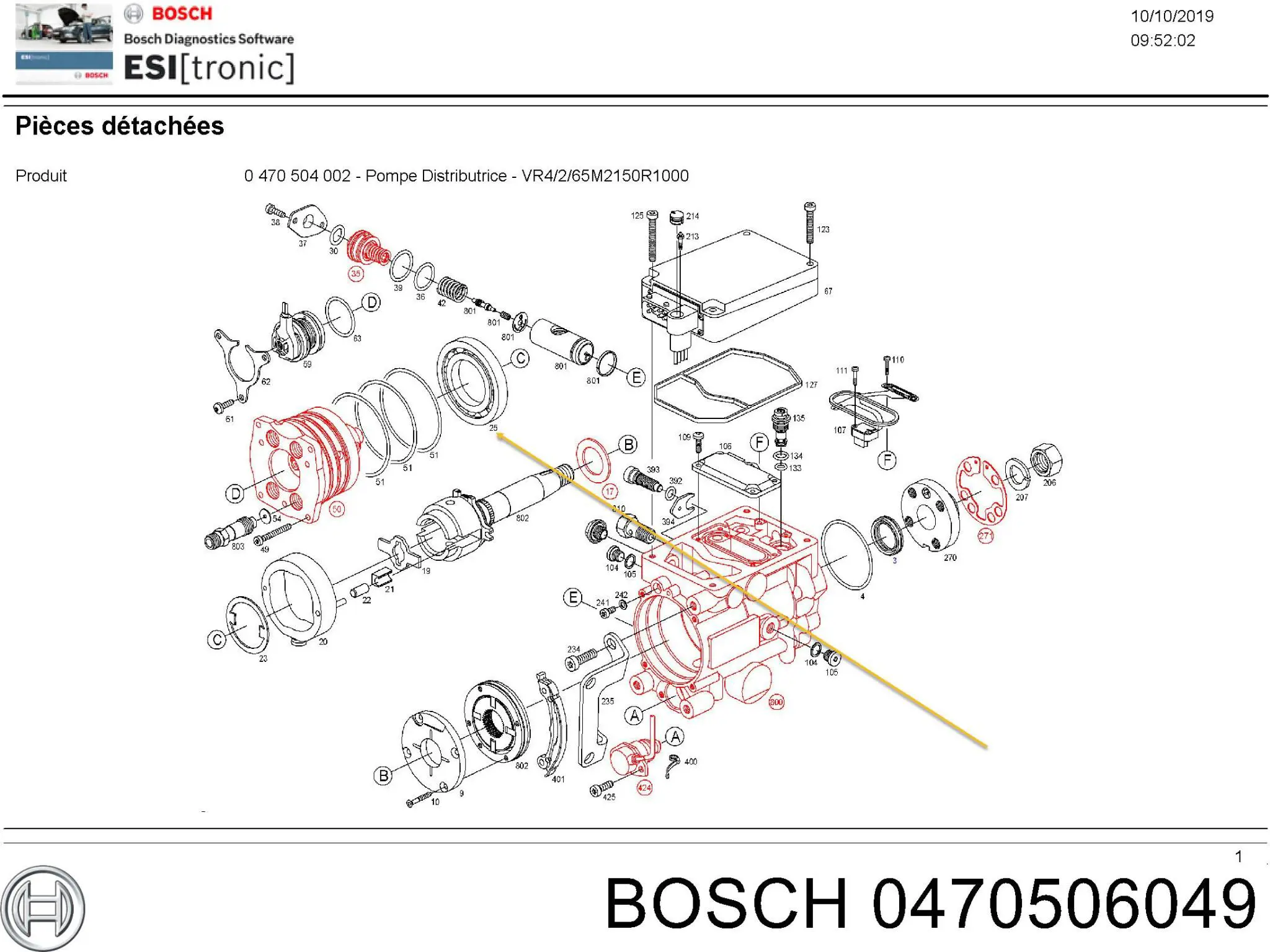 Купити 059130106BV VAG Насос паливний високого тиску (ПНВТ) - DIESEL