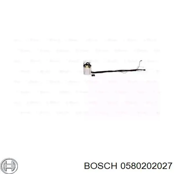 0580202027 Bosch модуль паливного насосу, з датчиком рівня палива