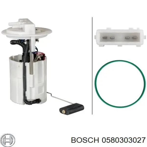 Бензонасос 0580303027 Bosch