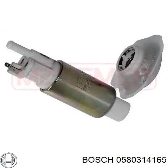 Елемент-турбінка паливного насоса Bosch 0580314165