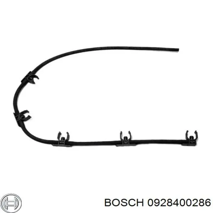 Купити 0928400286 Bosch Трубка паливна, зворотня від форсунок