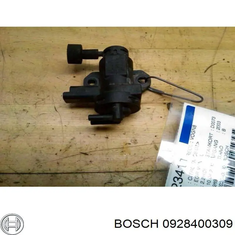 Клапан перетворювач тиску наддуву (соленоїд) Bosch 0928400309 ціна, від 12.80 USD