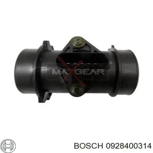 Датчик масової витрати повітря Bosch 0928400314 ціна, від 48.46 USD
