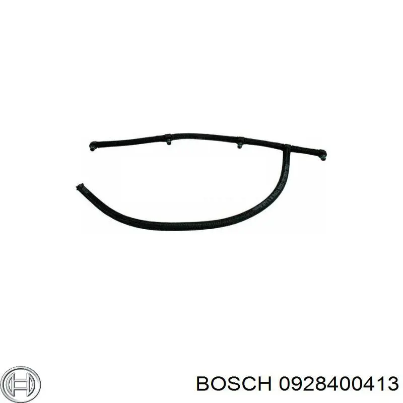 Купити 0928400413 Bosch Трубка паливна, зворотня від форсунок