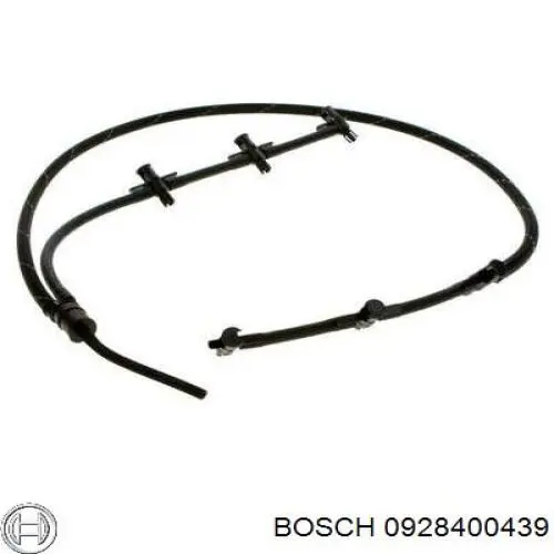 Трубка паливна, зворотня від форсунок 0928400439 Bosch