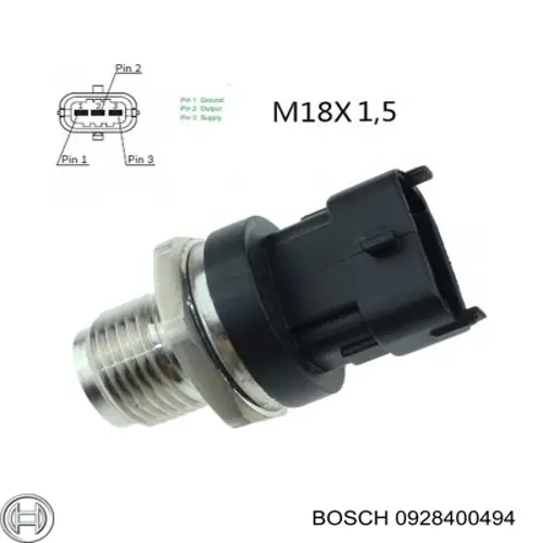 Купити 0928400494 Bosch Редукційний клапан ПНВТ