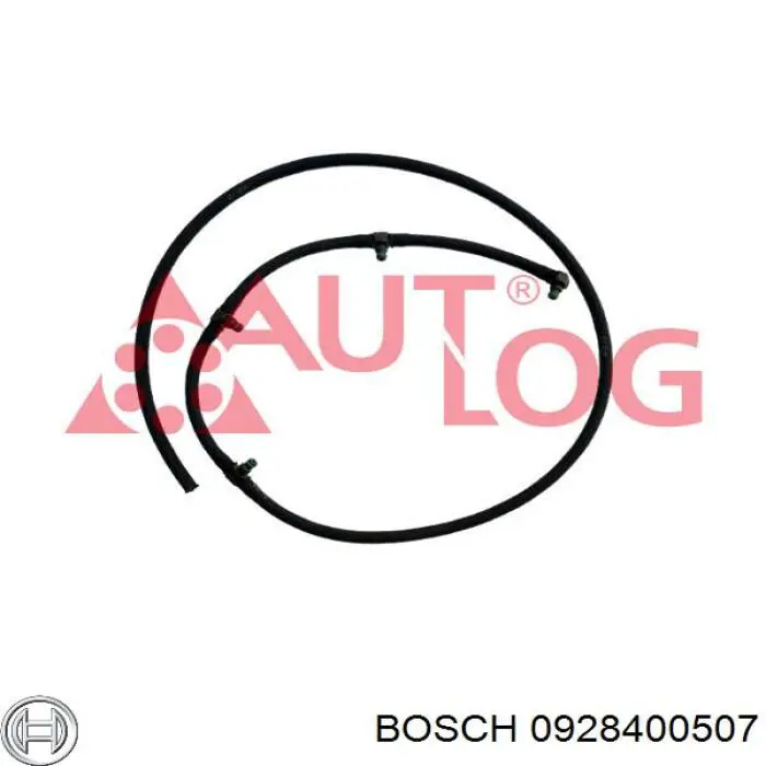 Трубка паливна, зворотня від форсунок 0928400507 Bosch