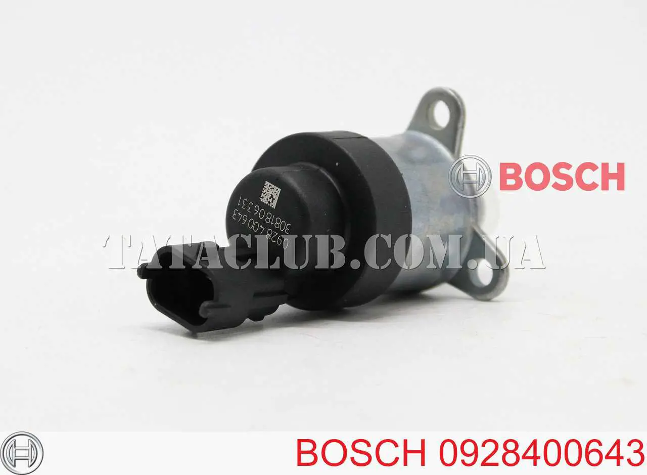 0928400643 Bosch клапан регулювання тиску, редукційний клапан пнвт
