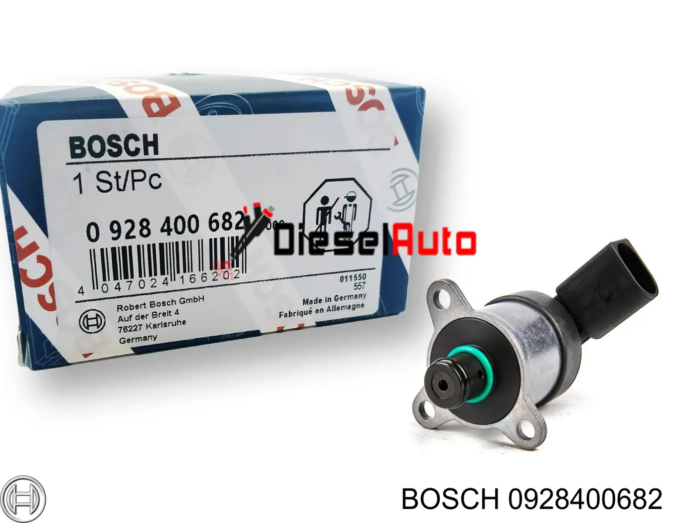 Клапан регулювання тиску палива Bosch 0928400682 ціна, від 113.95 USD