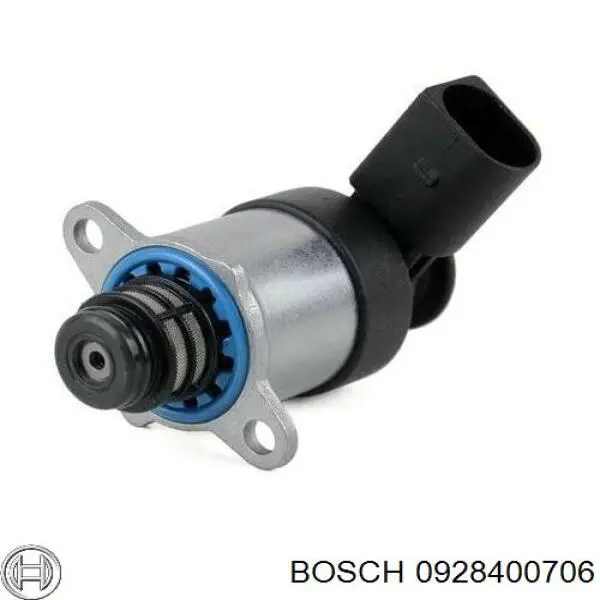 Клапан регулювання тиску, редукційний клапан ПНВТ 0928400706 Bosch
