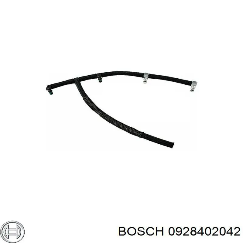Купити 0928402042 Bosch Трубка паливна, зворотня від форсунок
