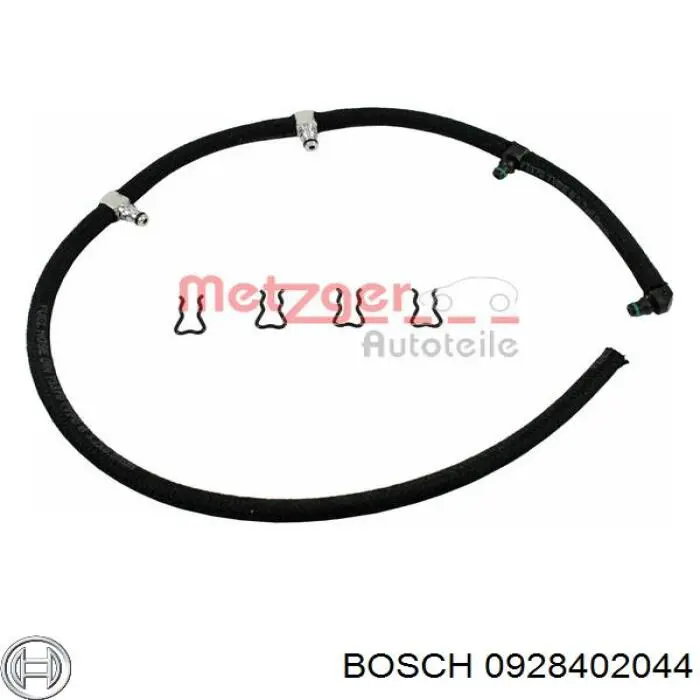 Купити 0928402044 Bosch Трубка паливна, зворотня від форсунок