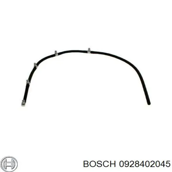 0928402045 Bosch трубка паливна, зворотня від форсунок