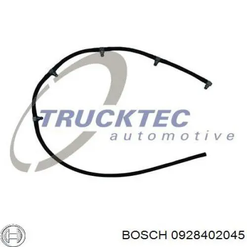 0928402045 Bosch Трубка паливна, зворотня від форсунок