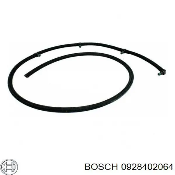 0928402064 Bosch трубка паливна, зворотня від форсунок