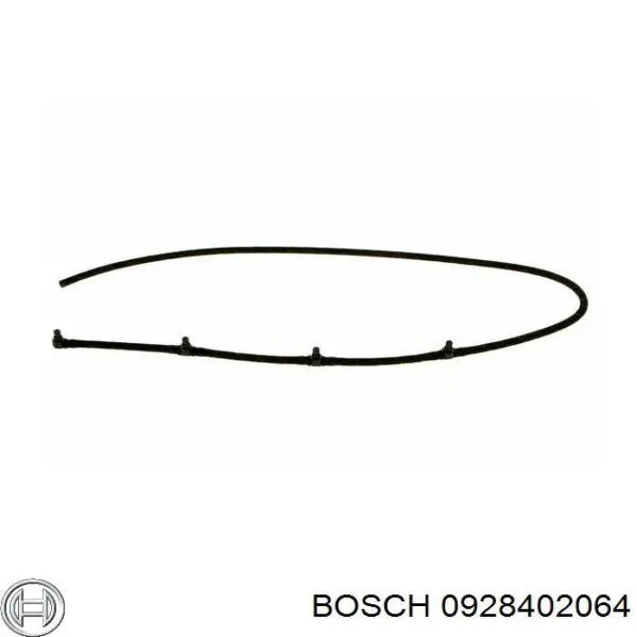 Трубка паливна, зворотня від форсунок 0928402064 Bosch