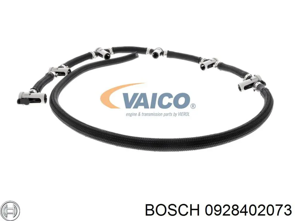Трубка паливна, зворотня від форсунок 0928402073 Bosch