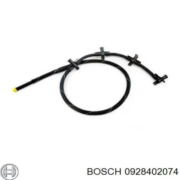 0928402074 Bosch трубка паливна, зворотня від форсунок