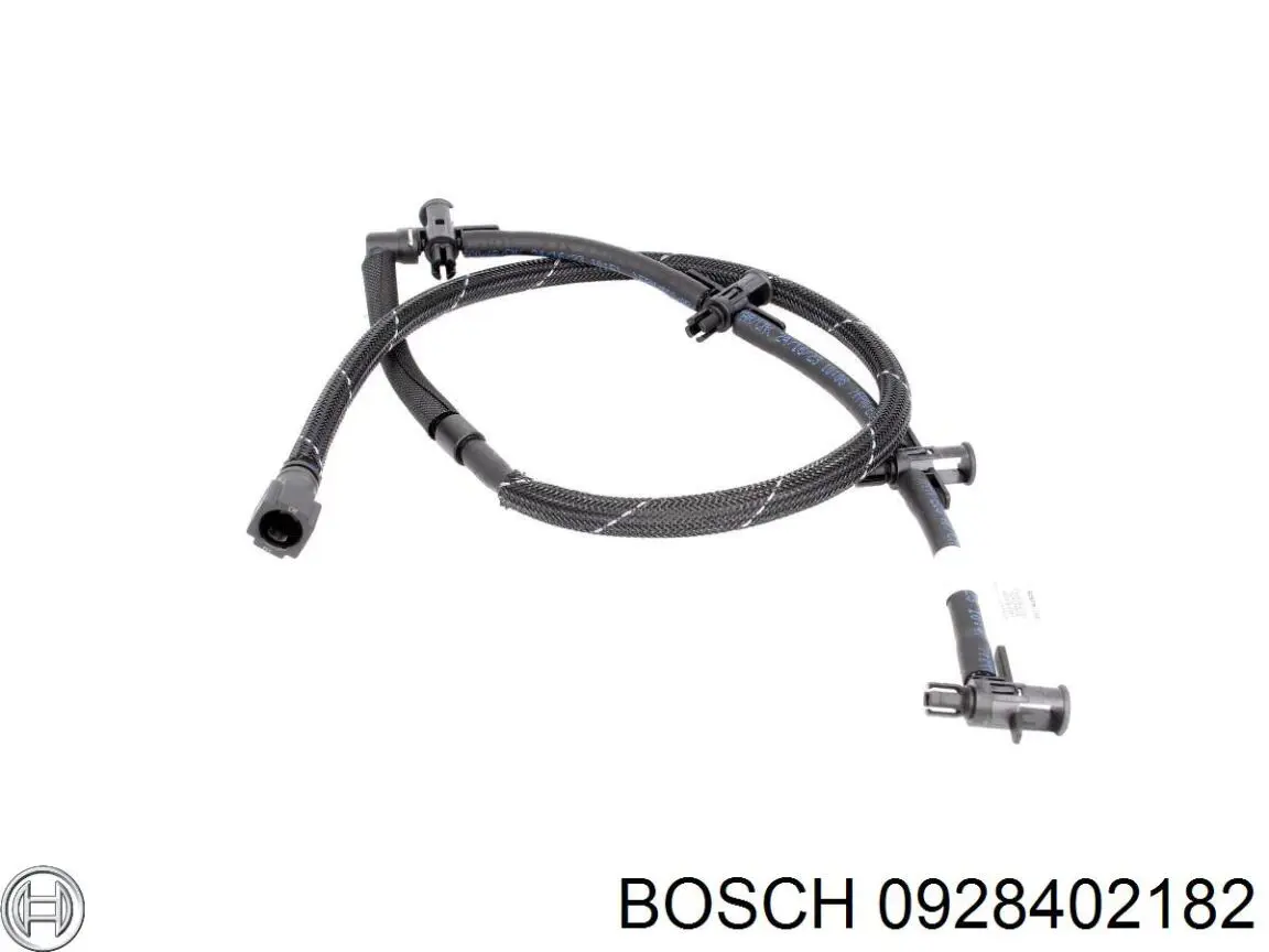 Трубка паливна, зворотня від форсунок 0928402182 Bosch