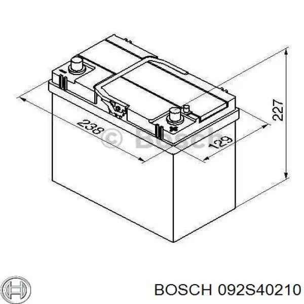 092S40210 Bosch акумуляторна батарея, акб