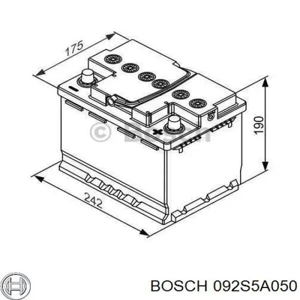 092S5A050 Bosch акумуляторна батарея, акб