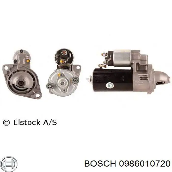 0986010720 Bosch стартер