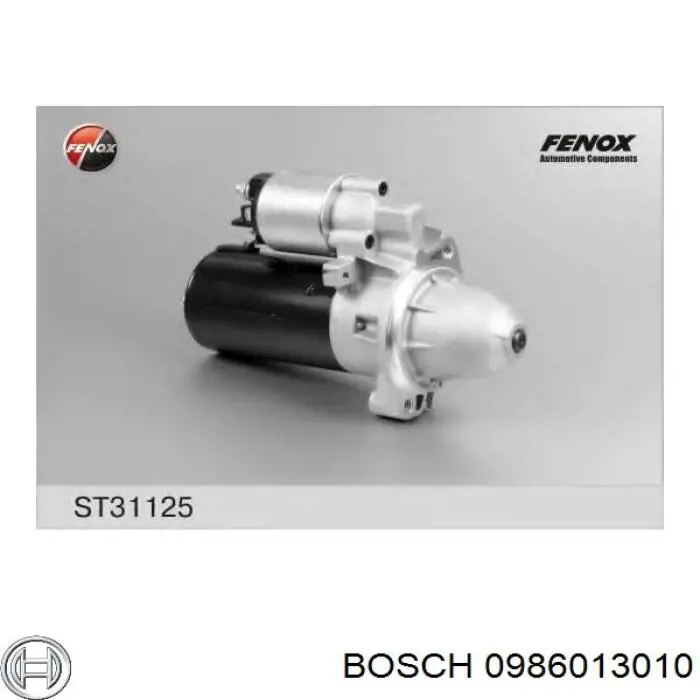 0986013010 Bosch стартер