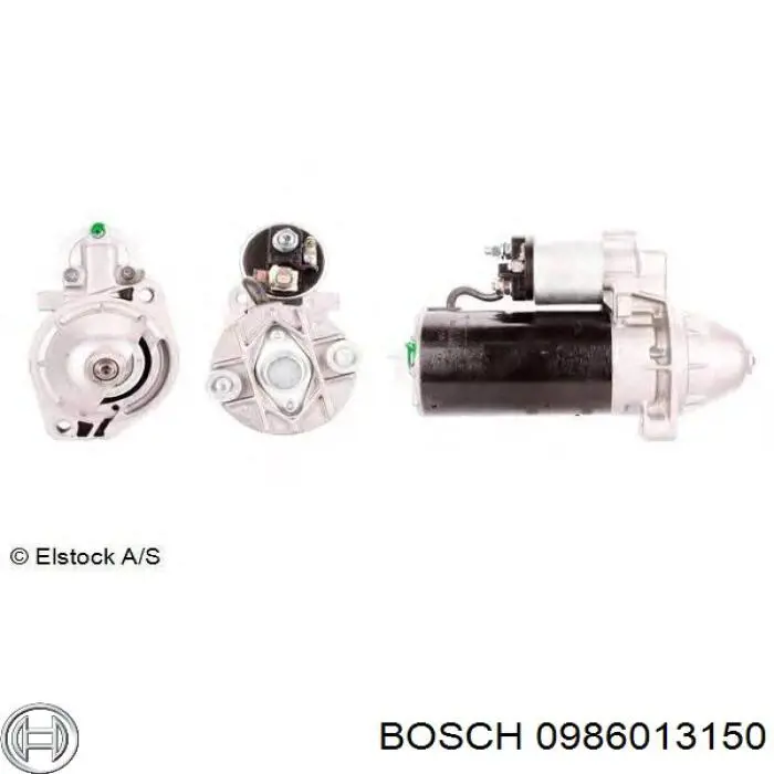 Стартер автомобільний Bosch 0986013150