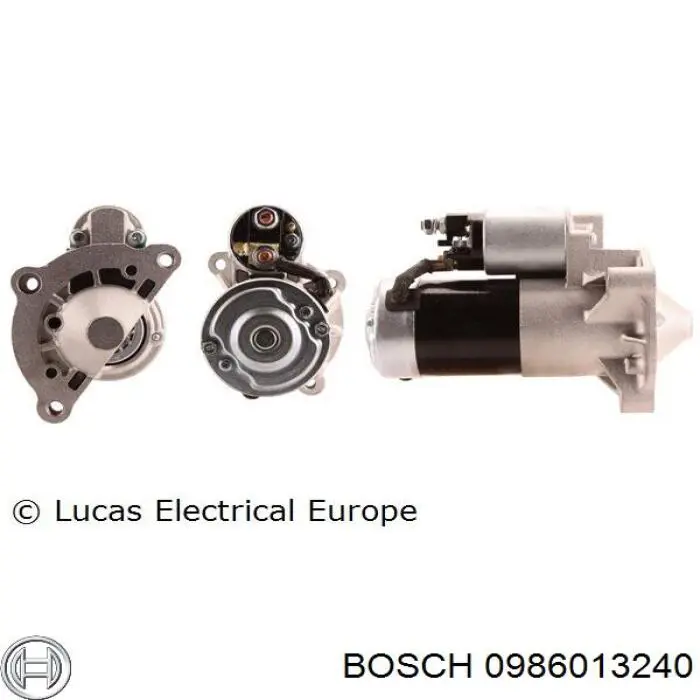 Купити 0986013240 Bosch Стартер