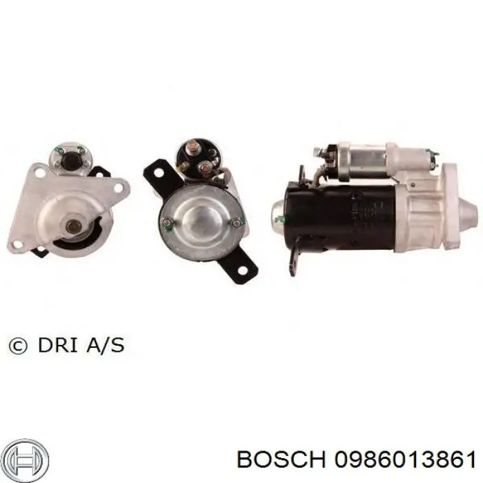 0986013861 Bosch стартер