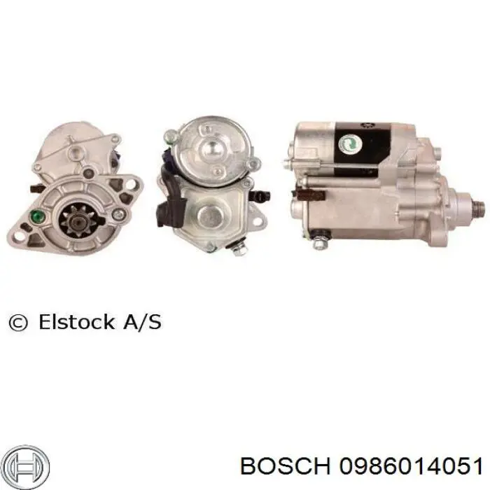 0986014051 Bosch стартер