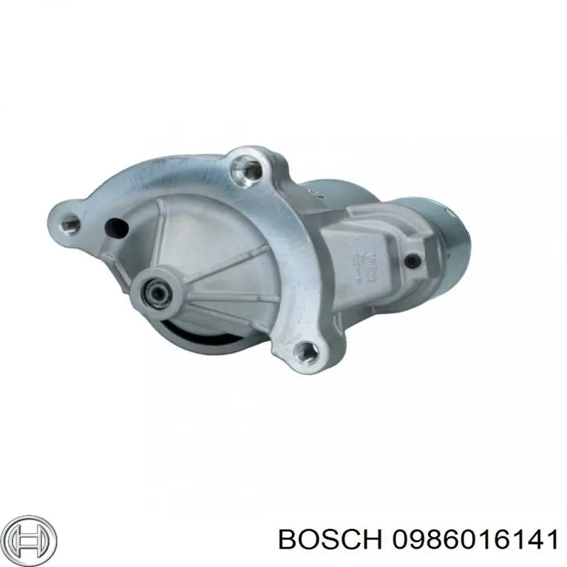0986016141 Bosch Стартер (1,7 кВт, 12 В, D фланца 65 мм)