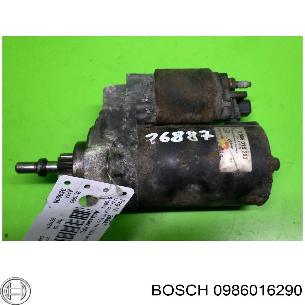 Стартер Bosch 0986016290 ціна, від 87.30 USD