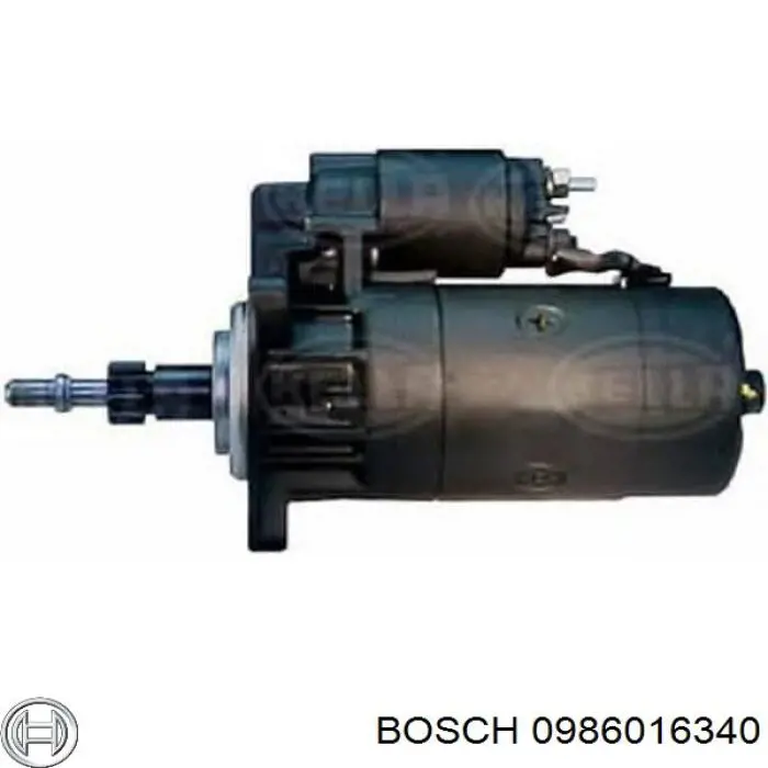 Стартер Bosch 0986016340 ціна, від 114.35 USD