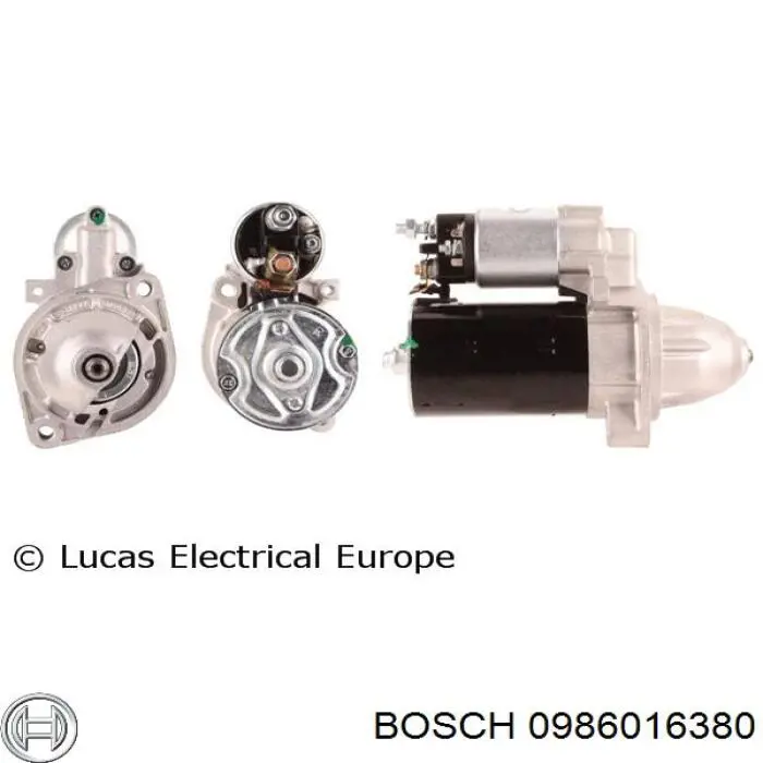 0986016380 Bosch стартер