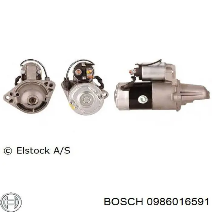 0986016591 Bosch стартер