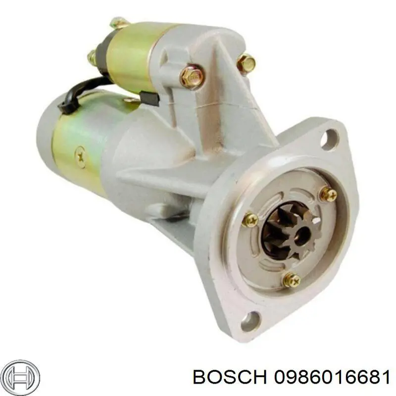 0986016681 Bosch стартер
