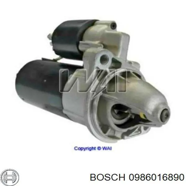 Стартер Bosch 0986016890 ціна, від 76.84 USD